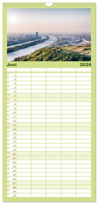 Wunderschönes Österreich (CALVENDO Familienplaner 2026)