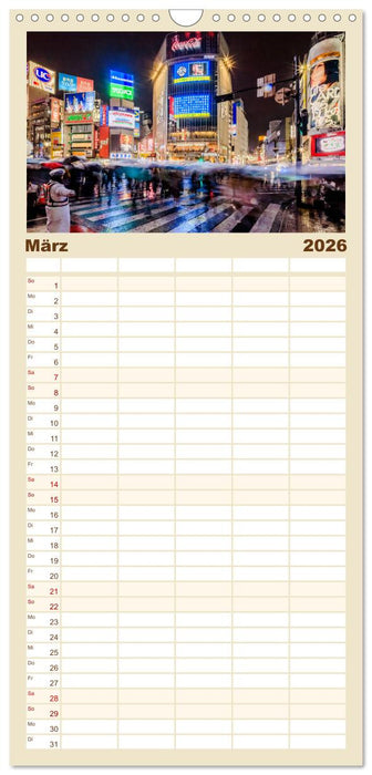 Japan - zwischen Tradition und Moderne (CALVENDO Familienplaner 2026)