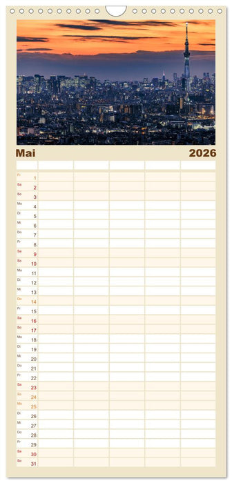 Japan - zwischen Tradition und Moderne (CALVENDO Familienplaner 2026)