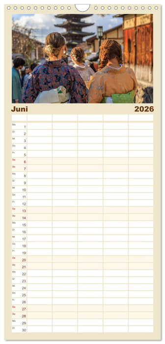 Japan - zwischen Tradition und Moderne (CALVENDO Familienplaner 2026)