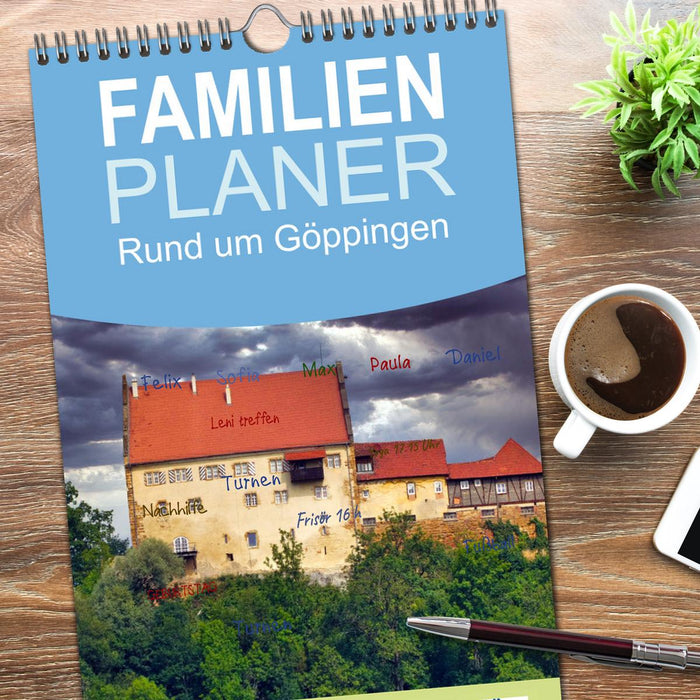 Rund um Göppingen (CALVENDO Familienplaner 2026)
