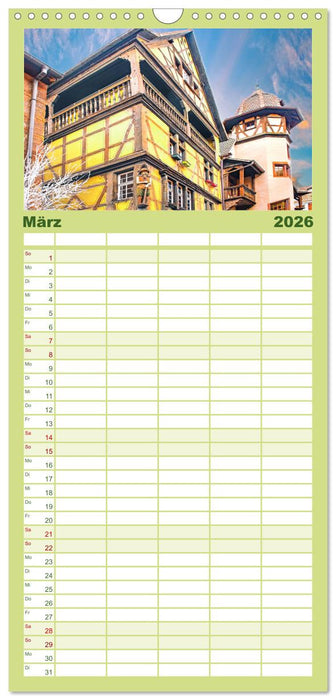 Das malerische Colmar im Elsass (CALVENDO Familienplaner 2026)