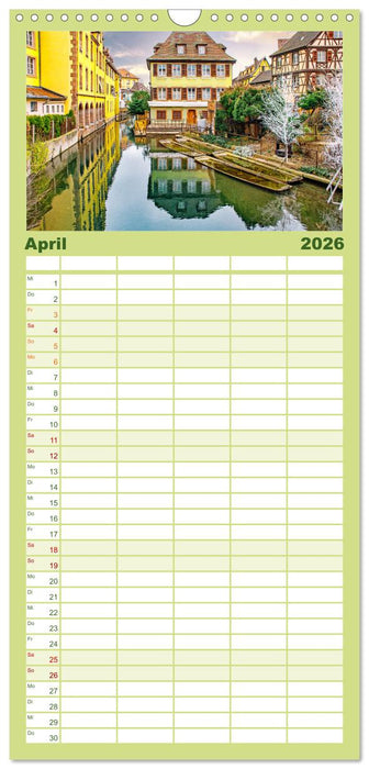 Das malerische Colmar im Elsass (CALVENDO Familienplaner 2026)