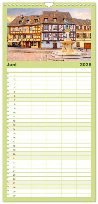 Das malerische Colmar im Elsass (CALVENDO Familienplaner 2026)