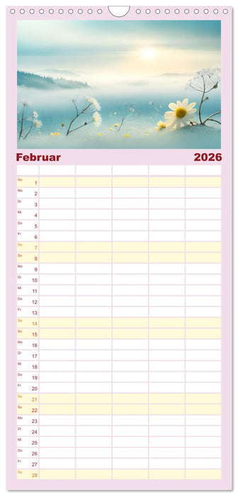 Romantischer Terminkalender (CALVENDO Familienplaner 2026)