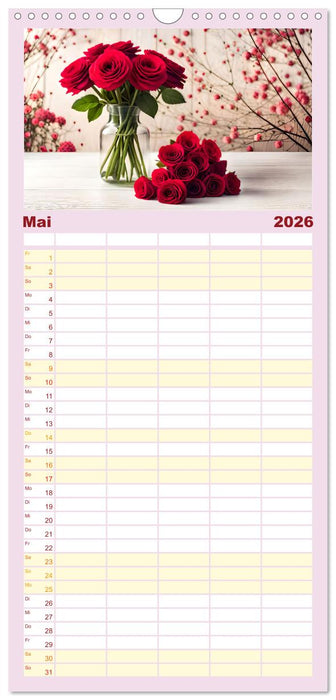 Romantischer Terminkalender (CALVENDO Familienplaner 2026)