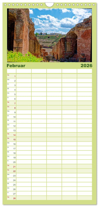 Historisches am Golf von Neapel (CALVENDO Familienplaner 2026)