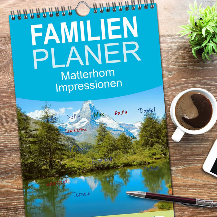 MATTERHORN Impressionen (CALVENDO Familienplaner 2026)