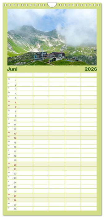 Oberstdorf - Bergparadies in den Alpen (CALVENDO Familienplaner 2026)