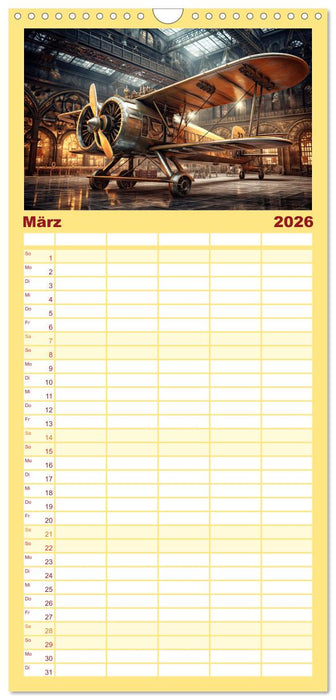 Steampunk Luftfahrt (CALVENDO Familienplaner 2026)