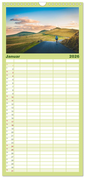 Radtouren - Weil Fahrrad fahren das schönste ist. (CALVENDO Familienplaner 2026)