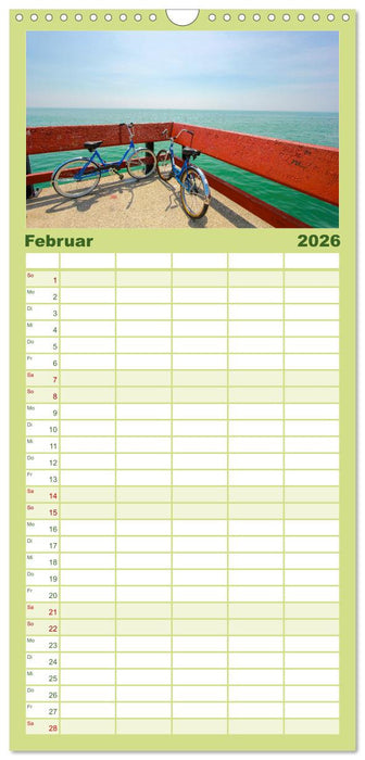 Radtouren - Weil Fahrrad fahren das schönste ist. (CALVENDO Familienplaner 2026)