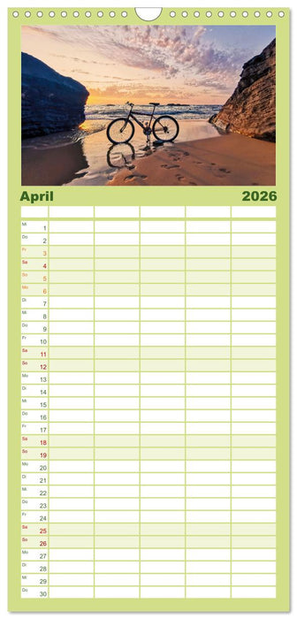 Radtouren - Weil Fahrrad fahren das schönste ist. (CALVENDO Familienplaner 2026)