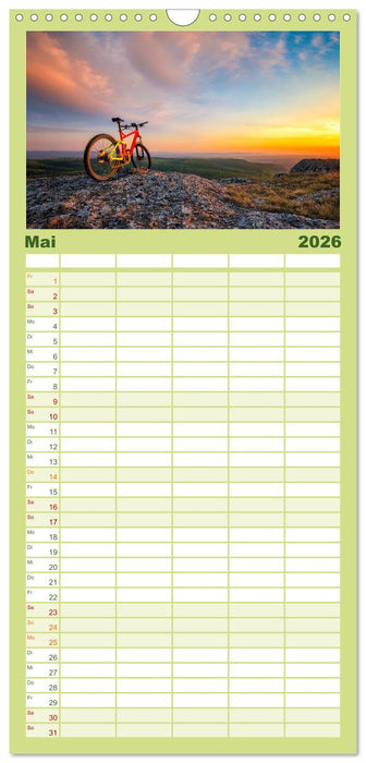 Radtouren - Weil Fahrrad fahren das schönste ist. (CALVENDO Familienplaner 2026)