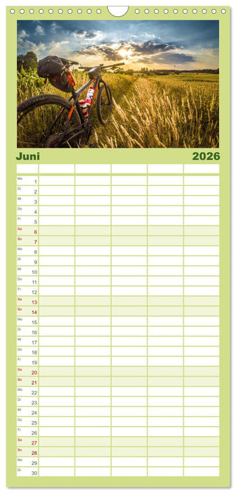 Radtouren - Weil Fahrrad fahren das schönste ist. (CALVENDO Familienplaner 2026)