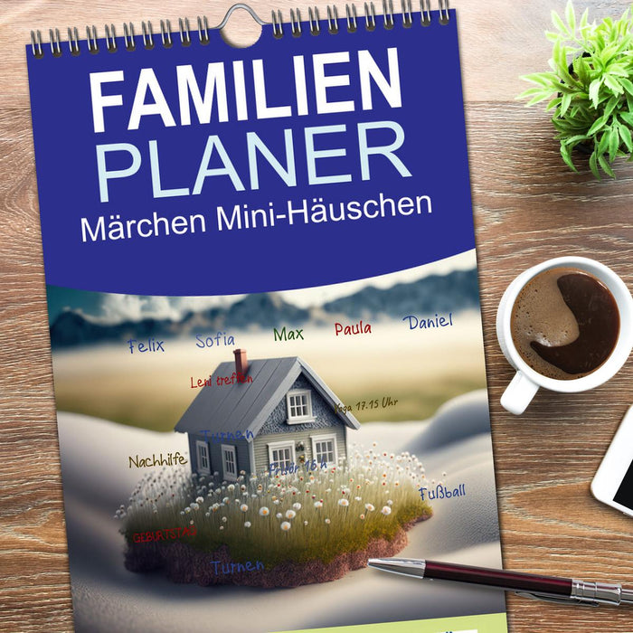 Märchen Mini-Häuschen (CALVENDO Familienplaner 2026)