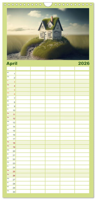 Märchen Mini-Häuschen (CALVENDO Familienplaner 2026)