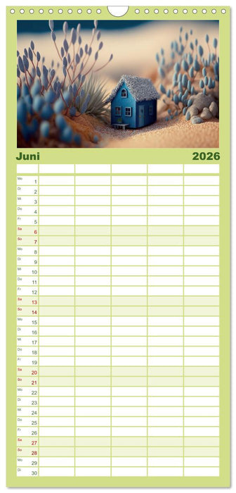 Märchen Mini-Häuschen (CALVENDO Familienplaner 2026)