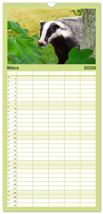 Deutsches Jagdwild - Waidmannsheil (CALVENDO Familienplaner 2026)