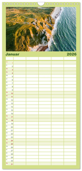 Dänemark - Das wunderschöne Land im Norden. (CALVENDO Familienplaner 2026)