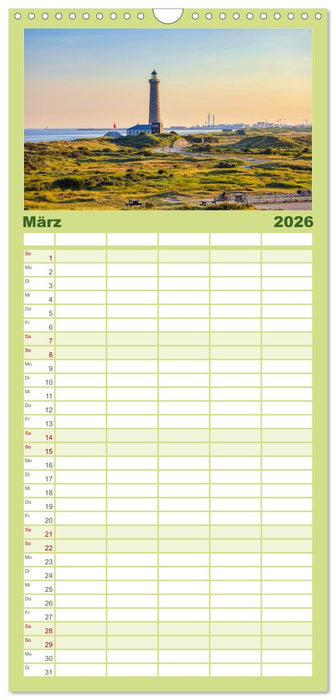 Dänemark - Das wunderschöne Land im Norden. (CALVENDO Familienplaner 2026)