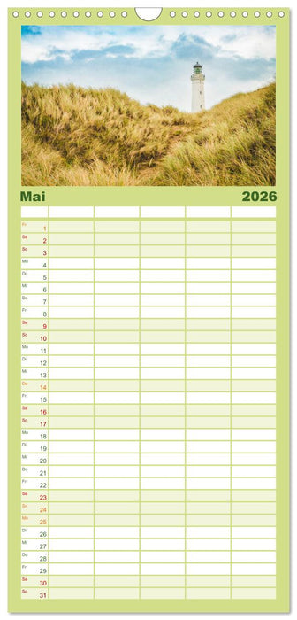 Dänemark - Das wunderschöne Land im Norden. (CALVENDO Familienplaner 2026)