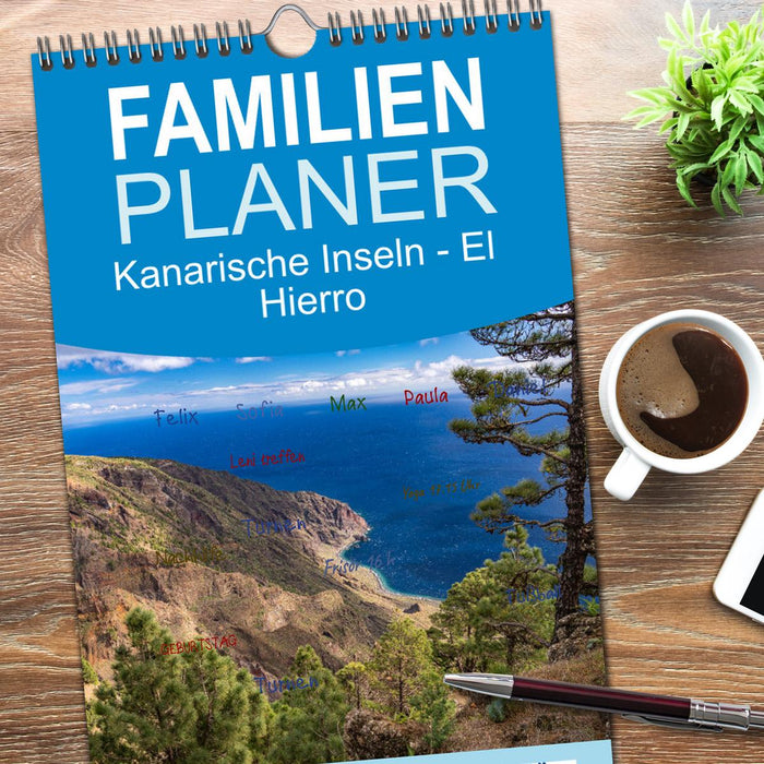 Kanarische Inseln - El Hierro (CALVENDO Familienplaner 2026)