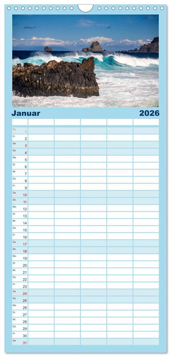 Kanarische Inseln - El Hierro (CALVENDO Familienplaner 2026)