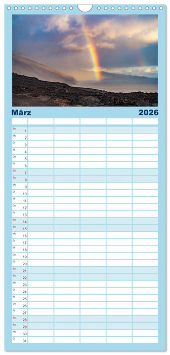 Kanarische Inseln - El Hierro (CALVENDO Familienplaner 2026)