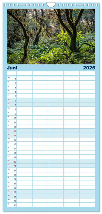 Kanarische Inseln - El Hierro (CALVENDO Familienplaner 2026)