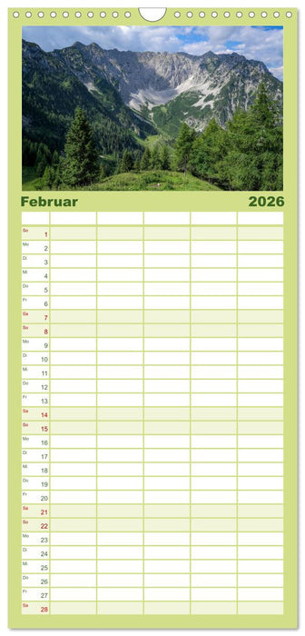 Kaiserwinkl - Sommerbilder aus Tirol (CALVENDO Familienplaner 2026)