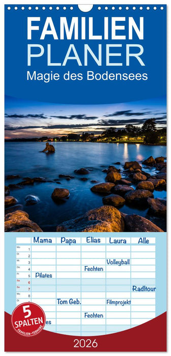 Magie des Bodensees (CALVENDO Familienplaner 2026)