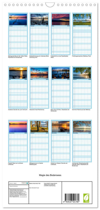Magie des Bodensees (CALVENDO Familienplaner 2026)