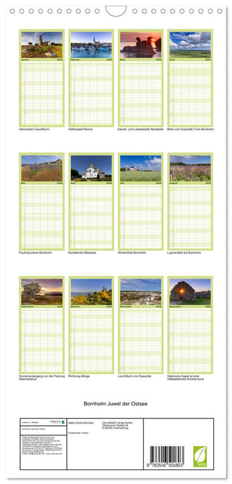 Bornholm Juwel der Ostsee (CALVENDO Familienplaner 2026)