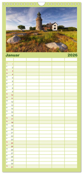 Bornholm Juwel der Ostsee (CALVENDO Familienplaner 2026)