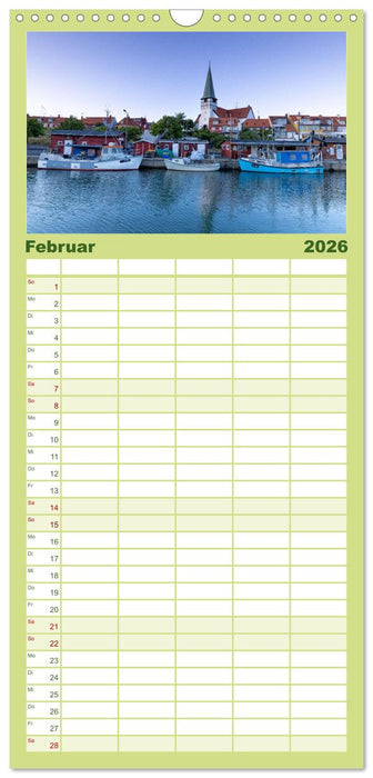 Bornholm Juwel der Ostsee (CALVENDO Familienplaner 2026)