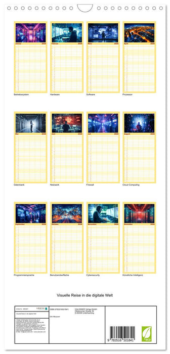 Visuelle Reise in die digitale Welt (CALVENDO Familienplaner 2026)