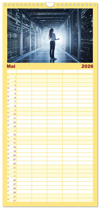 Visuelle Reise in die digitale Welt (CALVENDO Familienplaner 2026)