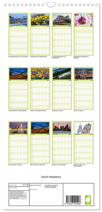 Typisch Magdeburg (CALVENDO Familienplaner 2026)