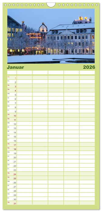 Typisch Magdeburg (CALVENDO Familienplaner 2026)