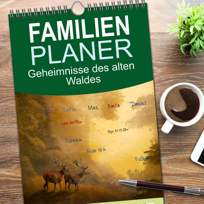 Geheimnisse des alten Waldes (CALVENDO Familienplaner 2026)