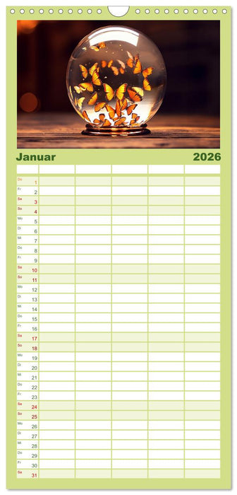 Schneekugel war gestern (CALVENDO Familienplaner 2026)