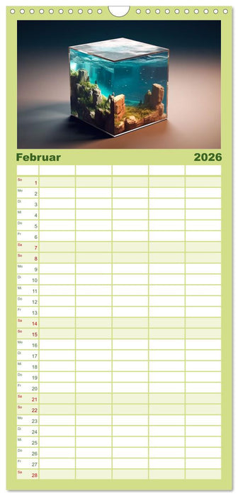 Schneekugel war gestern (CALVENDO Familienplaner 2026)