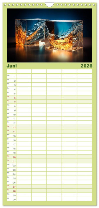 Schneekugel war gestern (CALVENDO Familienplaner 2026)