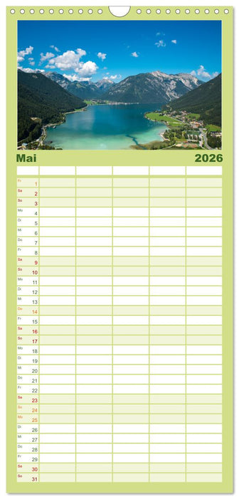 ACHENSEE Impressionen (CALVENDO Familienplaner 2026)