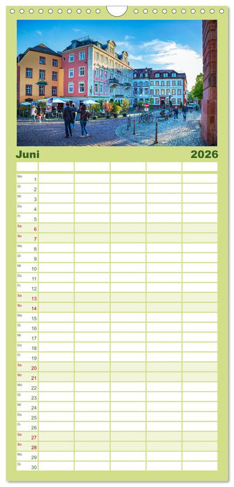 Heidelberg - Stadt der Romantik (CALVENDO Familienplaner 2026)