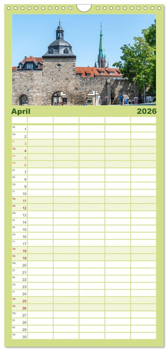 Mühlhausen in Thüringen (CALVENDO Familienplaner 2026)