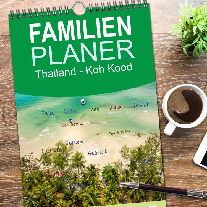 Thailand - Koh Kood (CALVENDO Familienplaner 2026)