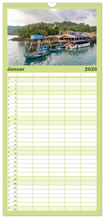 Thailand - Koh Kood (CALVENDO Familienplaner 2026)