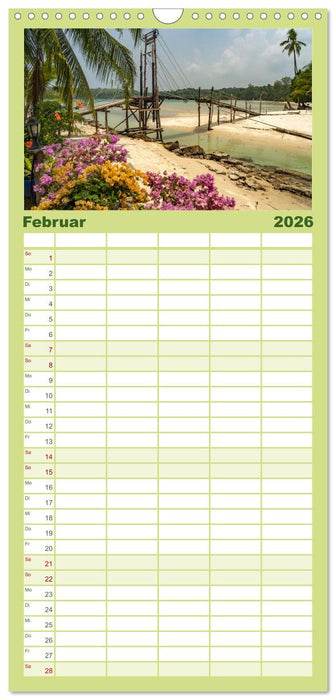 Thailand - Koh Kood (CALVENDO Familienplaner 2026)